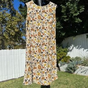 VINTAGE 1960's Floral Shift Dress